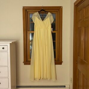 Birdy Grey Violet Chiffon bridesmaids dress (lemon sorbet)